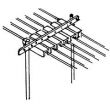 Weinert 7206 - Rollenhalter sechsfach (H0)