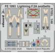 Eduard Accessories FE1093 - Lightning F.2A seatbelts STEEL for Airfix in 1:48