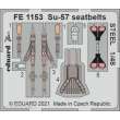 Eduard Accessories FE1153 - Su-57 seatbelts STEEL 1/48 for ZVEZDA in 1:48