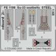 Eduard Accessories FE1186 - Su-33 seatbelts STEEL 1/48 for MINIBASE in 1:48