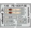 Eduard Accessories FE1430 - 1:48 F-5E seatbelts STEEL 1/48 AFV CLUB / EDUARD