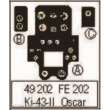 Eduard Accessories FE202 - Ki -43 II Oscar in 1:48