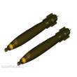 CMK 129-4342 - Mk.82AIR BSU49B Bomb (Air Inflatable Ret Retarder)(2 pcs) in 1:48