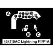 CMK 129-4347 - BAC Lightning F1/F1A -Cockpit Set in 1:48