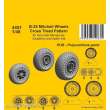 CMK 129-4451 - 1:48 B-25 Mitchell Wheels/ Cross Tread Pattern