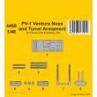 CMK 129-4469 - 1:48 PV-1 Ventura Nose and Turret Armament 1/48