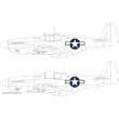 Eduard Accessories EX1038 - P-51B/C US national insignia EDUARD