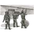 CMK 129-F72305 - French pilot and two mechanics f.1/72 Special Hobby Mirage F.1C model in 1:72