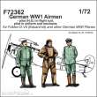 CMK 129-F72362 - German WW1 Airmen-pilot(H.G.)in flight suit,pilot in uniform a.mechanic in 1:72