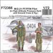 CMK 129-F72366 - MiG-21 PF/PFM Pilot (in High Altitude Pressure Suit) and Ground Crew (2 fig.) in 1:72