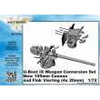 CMK 129-N72020 - U-Boot IX Weapon Conversion set-new105mm cannon a.Flak Vierling f.Revell kit in 1:72