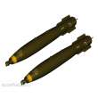 CMK 129-7342 - Mk.82AIR BSU49B Bomb(Air Inflatable Reta Retarder) (2 pcs) in 1:72