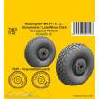 CMK 129-7483 - 1:72 Beaufighter Mk.VI/X/21 Mainwheels - Late Wheel Disk / Hexagonal Tread Pattern