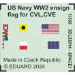 Eduard Accessories 3DL53014 - US Navy WW2 ensign flag for CVL, CVE, CL & DD SPACE