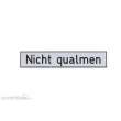 Heyn 7436.2 - Nicht qualmen, Kunststoff 55 x 13 mm