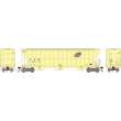 Athearn ATH-2485 - HO ATH FMC 4700 Covered Hopper Primed For Grime CNW #178710