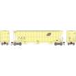 Athearn ATH-2486 - HO ATH FMC 4700 Covered Hopper Primed For Grime CNW #178909