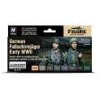 Vallejo 770185 - Farb-Set, Deutsche Fallschirmjäger WWII, früh