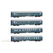 Arnold HN4420 - DR, 4-tlg. Set OSShD Typ B Reisezugwagen Touristen-express