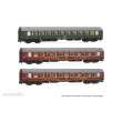 Arnold HN4423 - DR, 3-tlg. Set OSShD Typ B Reisezugwagen Spree-Alpen-Express