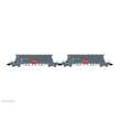 Arnold HN6618 - ACCIONA, 2-tlg Set 4-achs. Selbstentladewagen Faoos