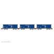 Arnold HN6565 - PKP Cargo, 3-tlg. Set Selbstentladewagen der Bauart Falls Blau