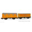 Arnold HN6555 - RENFE, 2-tlg. Set 2-achs. Gedeckte Güterwagen J-300.000 und J2, Orange