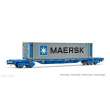 Electrotren HE6044 - RENFE, 4-achs. Containertragwagen MMC3, mit 45 Container Maersk