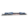 Bachmann 80511 - Blue & Black w/Retort Load & Black Trucks-380 ton Schnabel Car