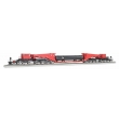 Bachmann 80513 - Red & Black w/Retort Load & Silver Trucks-380 ton Schnabel Car