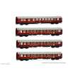 Rivarossi HR4379 - DR, 4-tlg. Set OSShD Typ B Reisezugwagen Tourex