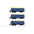 Rivarossi HR6589 - PKP Cargo, 3-tlg. Set 4-achs. Selbstentladwagen