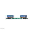 Rivarossi HR6616 - FS CEMAT, 4-achs. Containerwagen Sgns