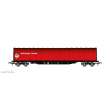 Rivarossi HR6495 - BR, 4-achs Schiebeplanenwagen, Rot, Railfreight Metal