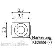 Tams Elektronik 81-50310-05 - SMD-LED PLCC2, kaltweiß