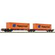 Fleischmann 825340 - Container-Doppeltragwagen, GYSEV CARGO