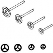 Weinert 8260 - Handräder mit drei Speichen - verschiedene Größen