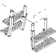 Weinert 8719 - Aufstiegstritte für Güterwagen am Bremserstand