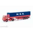 Herpa 87MBS026192 - Scania LB 76 Planen-Sattelzug ´M.B.N.´ (Niederlande/Sint Jacobi Parochie)