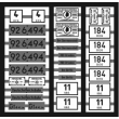 Weinert 91003 - Neusilberschilder für 92 6494 (ELNA)