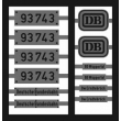 Weinert 91030 - Neusilberschilder für 93 743