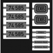 Weinert 91036 - Neusilberschilder für 74 585