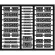 Weinert 91113 - Neusilberschilder für 91 6488, 91 6492