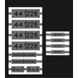 Weinert 91156 - Neusilberschilder für 44 1228