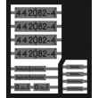 Weinert 91158 - Neusilberschilder für 44 2082-4