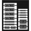 Weinert 91165 - Neusilberschilder für 44 162