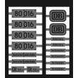 Weinert 91171 - Neusilberschilder für 80 016