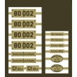 Weinert 91175 - Messingschilder für 80 002