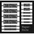 Weinert 91191 - Neusilberschilder für 38 1786