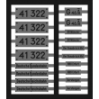 Weinert 91221 - Neusilberschilder für 41 322